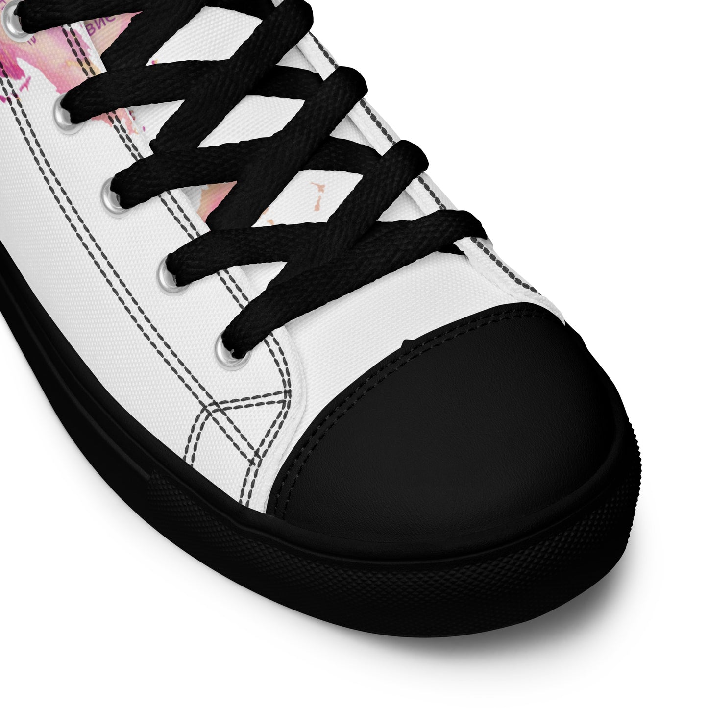 Chaussure en toile "Mappemonde Rose"